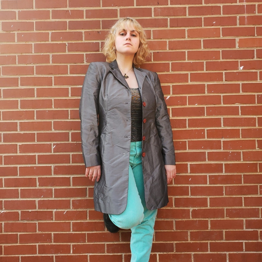 1990s Vintage Longline Blazer Jacket by Express